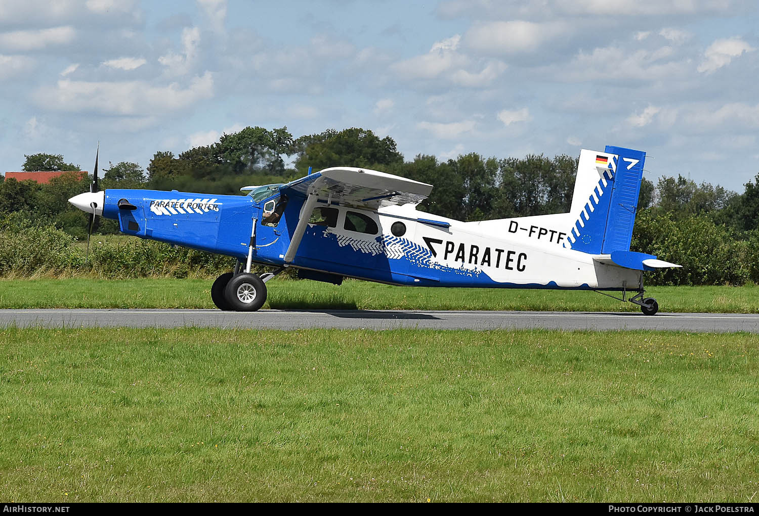 Aircraft Photo of D-FPTF | Pilatus PC-6/B2-H4 Turbo Porter | Paratec | AirHistory.net #711072