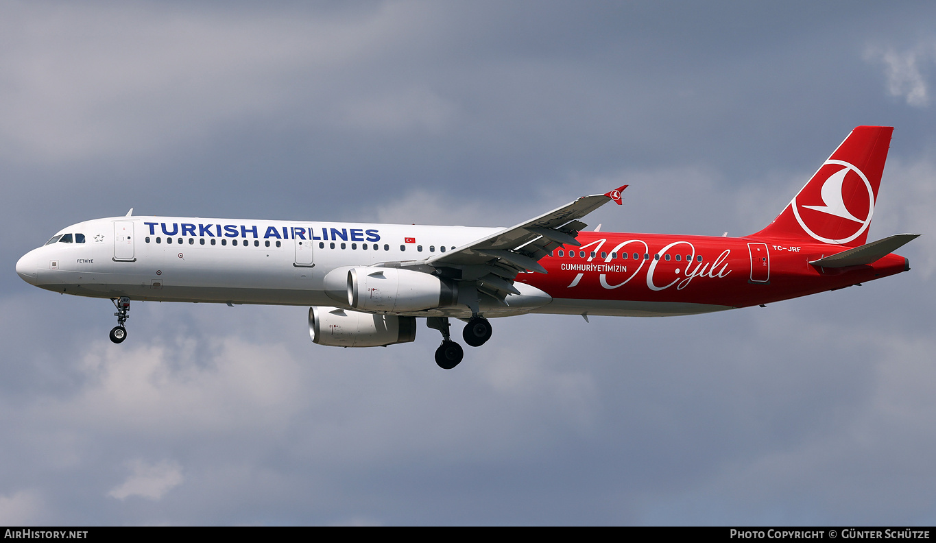 Aircraft Photo of TC-JRF | Airbus A321-231 | Turkish Airlines | AirHistory.net #711121
