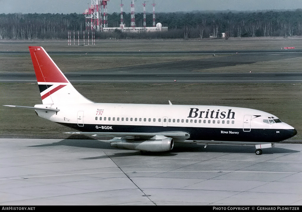 Aircraft Photo of G-BGDK | Boeing 737-236/Adv | British Airways | AirHistory.net #711126