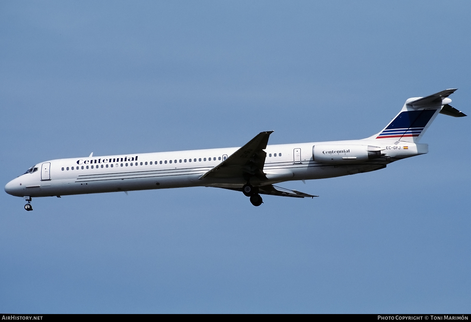 Aircraft Photo of EC-GFJ | McDonnell Douglas MD-83 (DC-9-83) | Centennial Airlines | AirHistory.net #711150