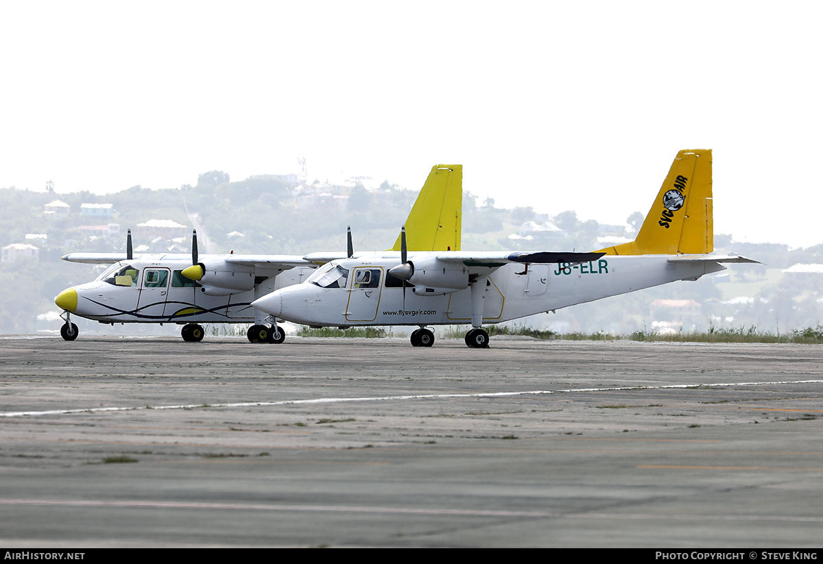 Aircraft Photo of J8-ELR | Britten-Norman BN-2A-27 Islander | SVG Air - St. Vincent and the Grenadines Air | AirHistory.net #711183
