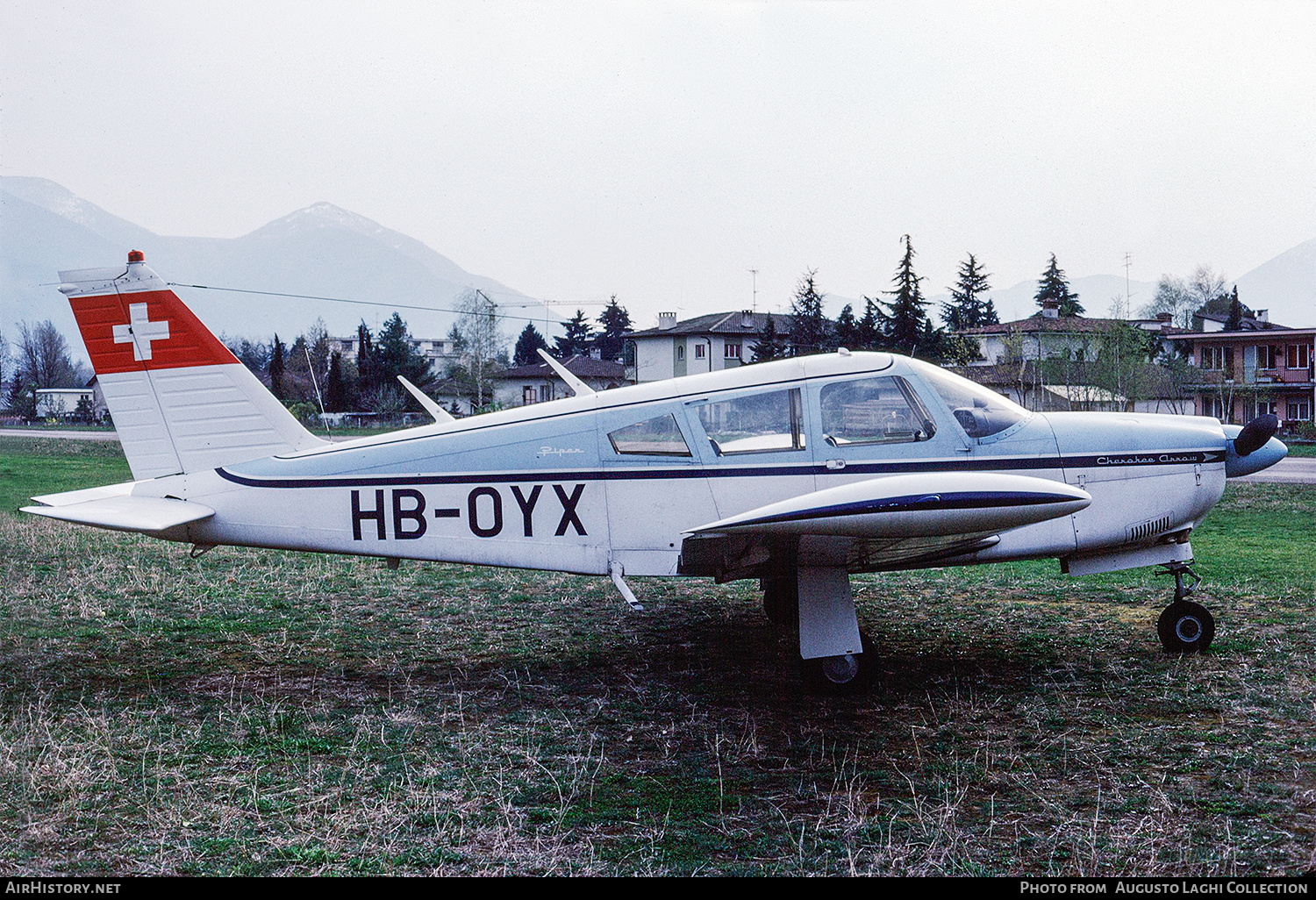 Aircraft Photo of HB-OYX | Piper PA-28R-180 Cherokee Arrow | AirHistory.net #711203