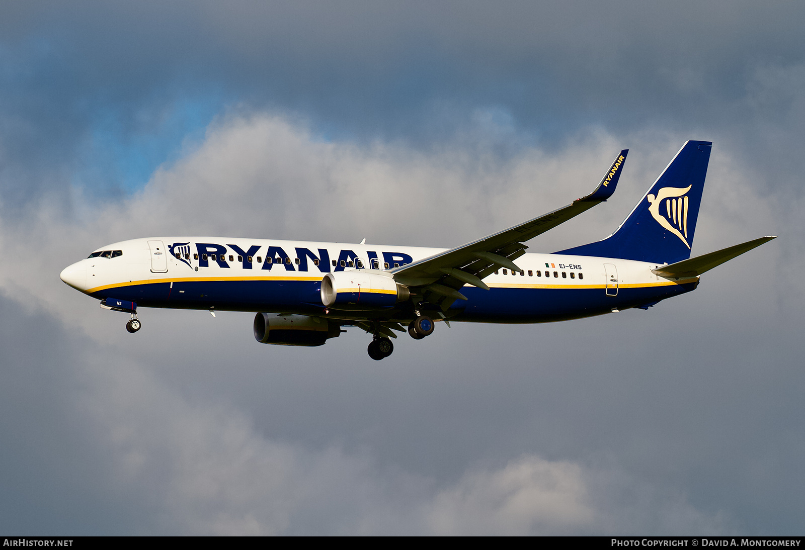 Aircraft Photo of EI-ENS | Boeing 737-8AS | Ryanair | AirHistory.net #711226