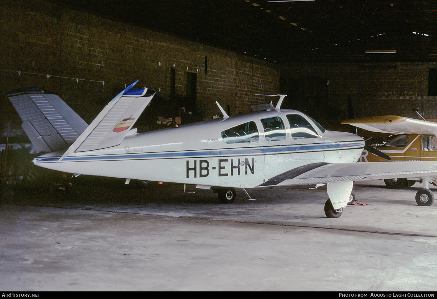 Aircraft Photo of HB-EHN | Beech V35B-TC Bonanza | AirHistory.net #711237