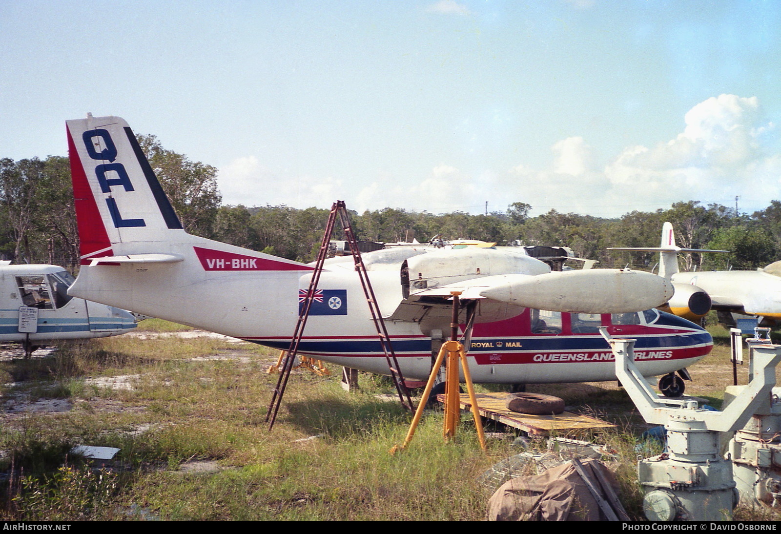 Aircraft Photo of VH-BHK | Piaggio P-166 | Queensland Airlines - QAL | AirHistory.net #711240