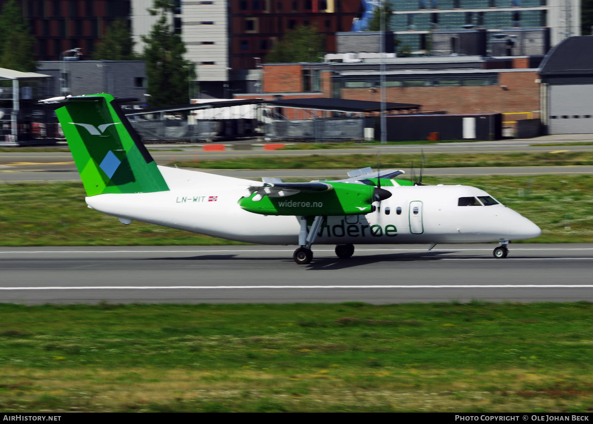 Aircraft Photo of LN-WIT | De Havilland Canada DHC-8-103 Dash 8 | Widerøe | AirHistory.net #711261