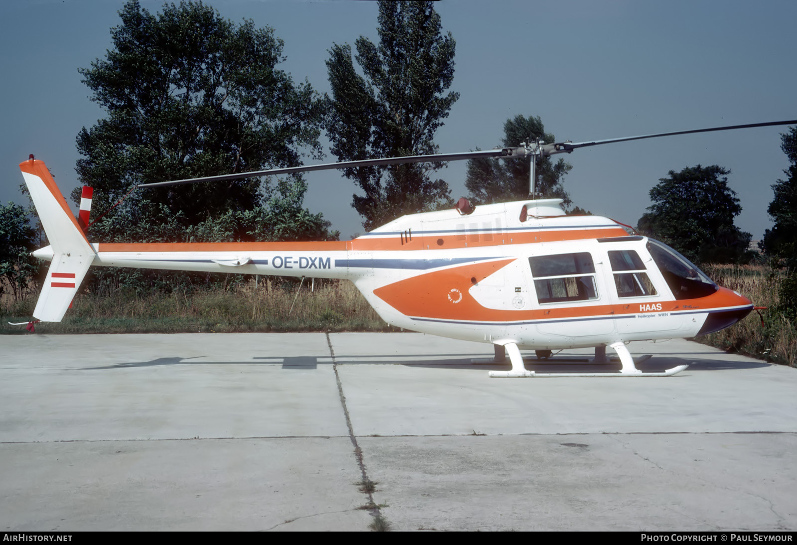Aircraft Photo of OE-DXM | Bell 206A JetRanger | Haas Helikopter | AirHistory.net #711306