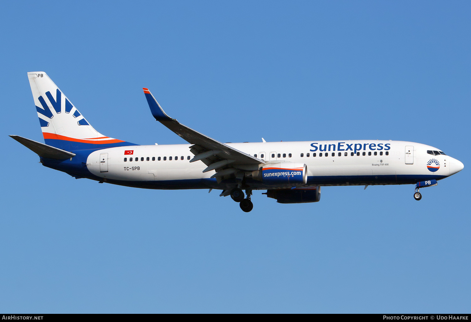 Aircraft Photo of TC-SPB | Boeing 737-86Q | SunExpress | AirHistory.net #711351