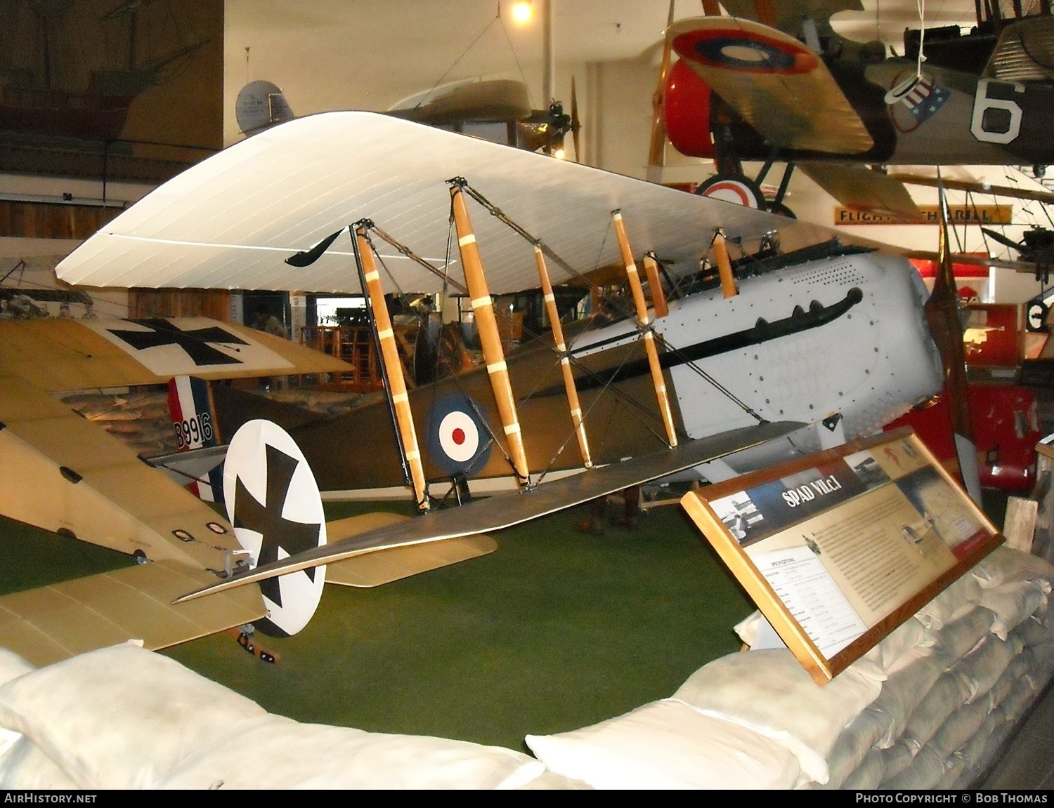 Aircraft Photo of B9916 | SPAD S-VII | UK - Air Force | AirHistory.net #711389