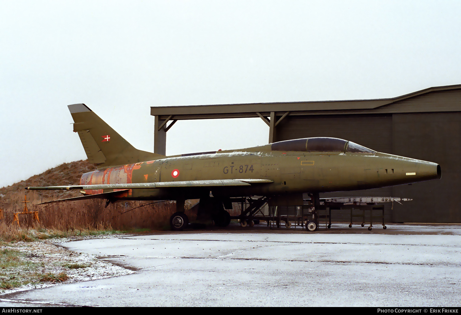 Aircraft Photo of GT-874 | North American TF-100F Super Sabre | Denmark - Air Force | AirHistory.net #711396