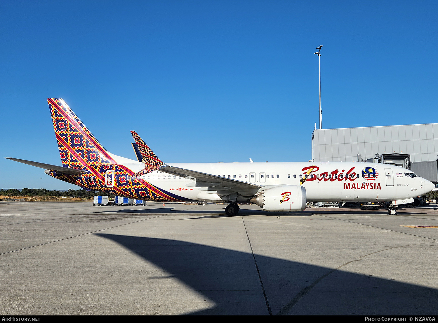 Aircraft Photo of 9M-LRJ | Boeing 737-8 Max 8 | Batik Air Malaysia | AirHistory.net #711434