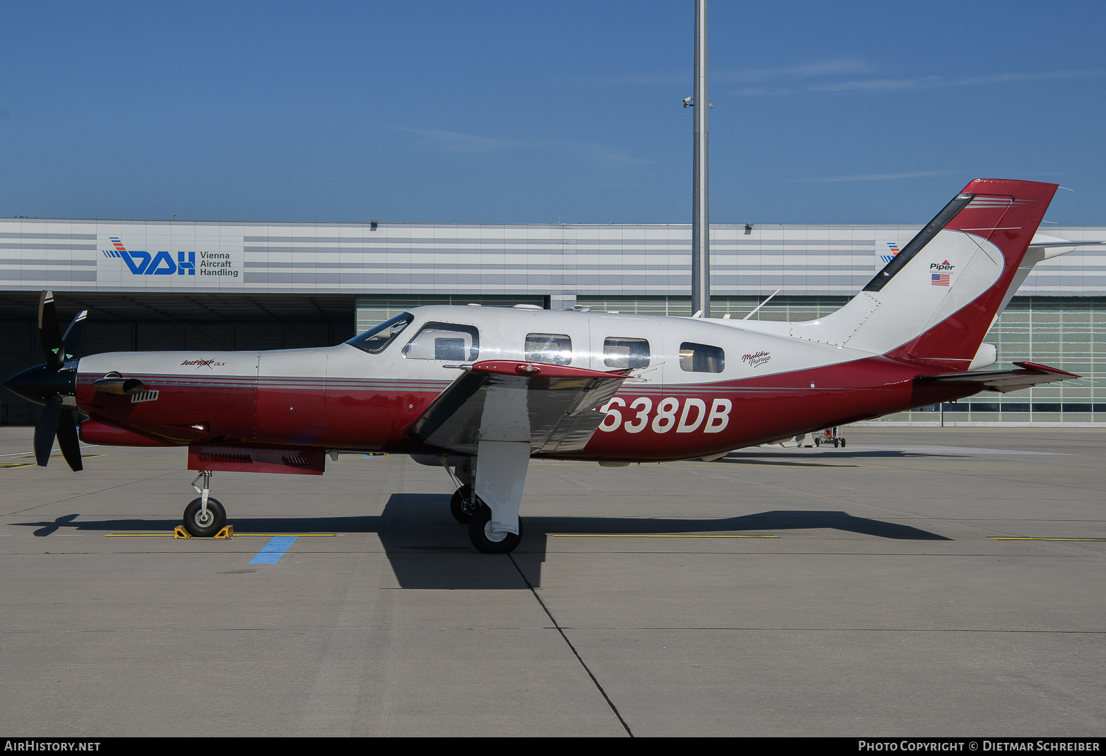 Aircraft Photo of N638DB | Piper PA-46-350P Malibu Mirage/Jetprop DLX | AirHistory.net #711444