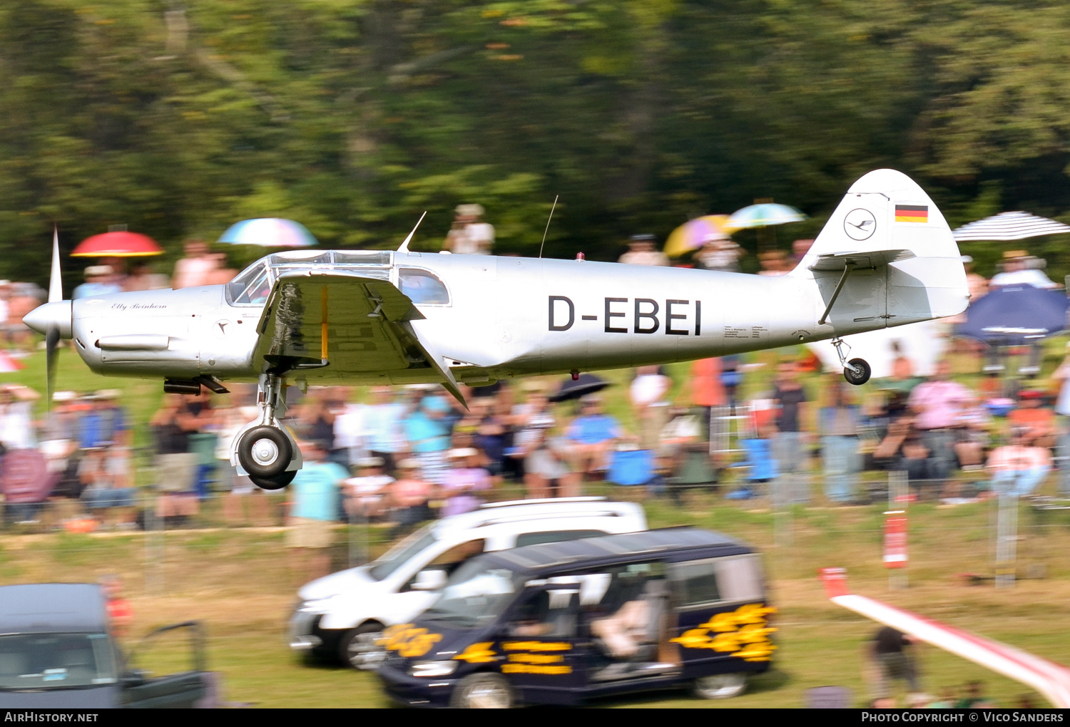 Aircraft Photo of D-EBEI | Messerschmitt Bf-108B-1 Taifun | Deutsche Lufthansa | AirHistory.net #711466