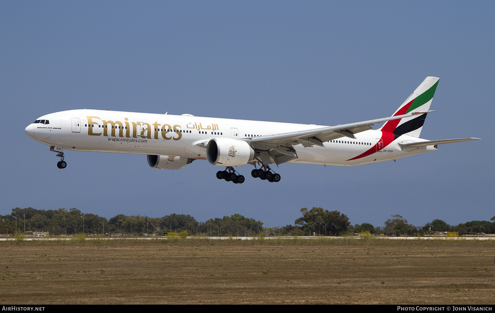 Aircraft Photo of A6-EGH | Boeing 777-31H/ER | Emirates | AirHistory.net #711472