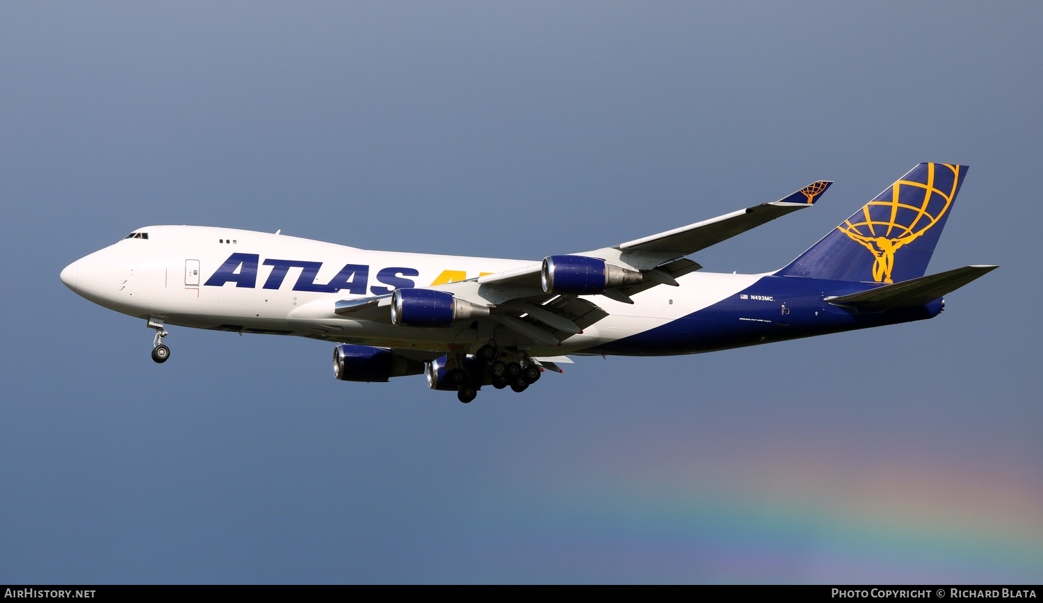 Aircraft Photo of N493MC | Boeing 747-47UF/SCD | Atlas Air | AirHistory.net #711473