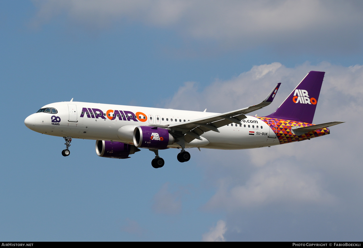 Aircraft Photo of SU-BUK | Airbus A320-251N | Air Cairo | AirHistory.net #711493