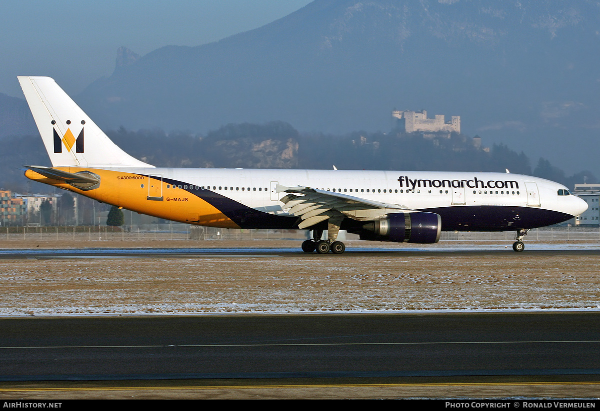 Aircraft Photo of G-MAJS | Airbus A300B4-605R | Monarch Airlines | AirHistory.net #711559