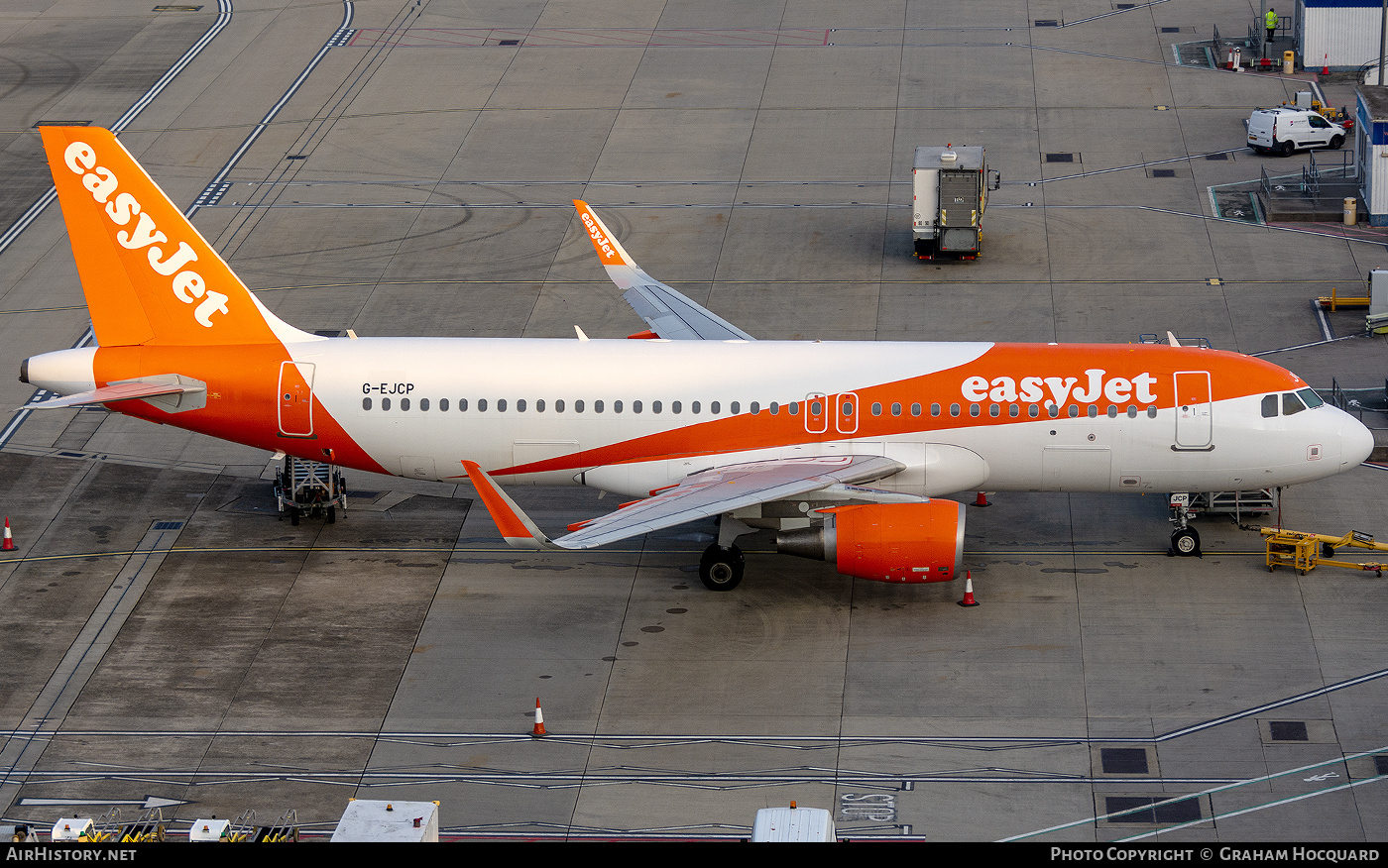 Aircraft Photo of G-EJCP | Airbus A320-214 | EasyJet | AirHistory.net #711570