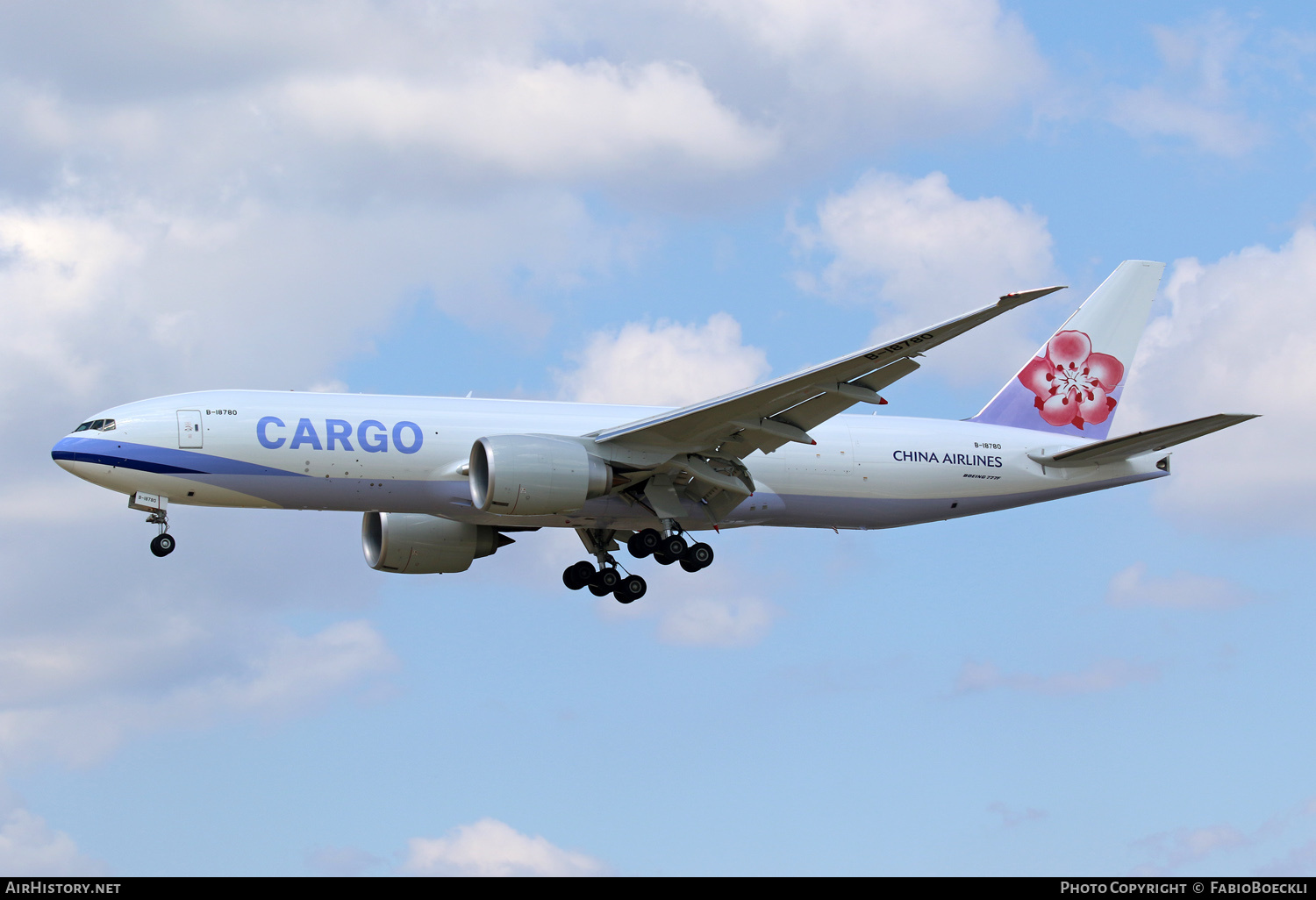 Aircraft Photo of B-18780 | Boeing 777-F | China Airlines Cargo | AirHistory.net #711586