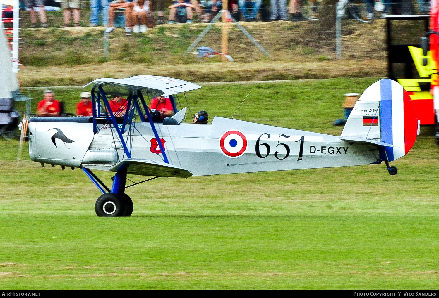 Aircraft Photo of D-EGXY / 651 | Stampe-Vertongen SV-4A | France - Air Force | AirHistory.net #711601