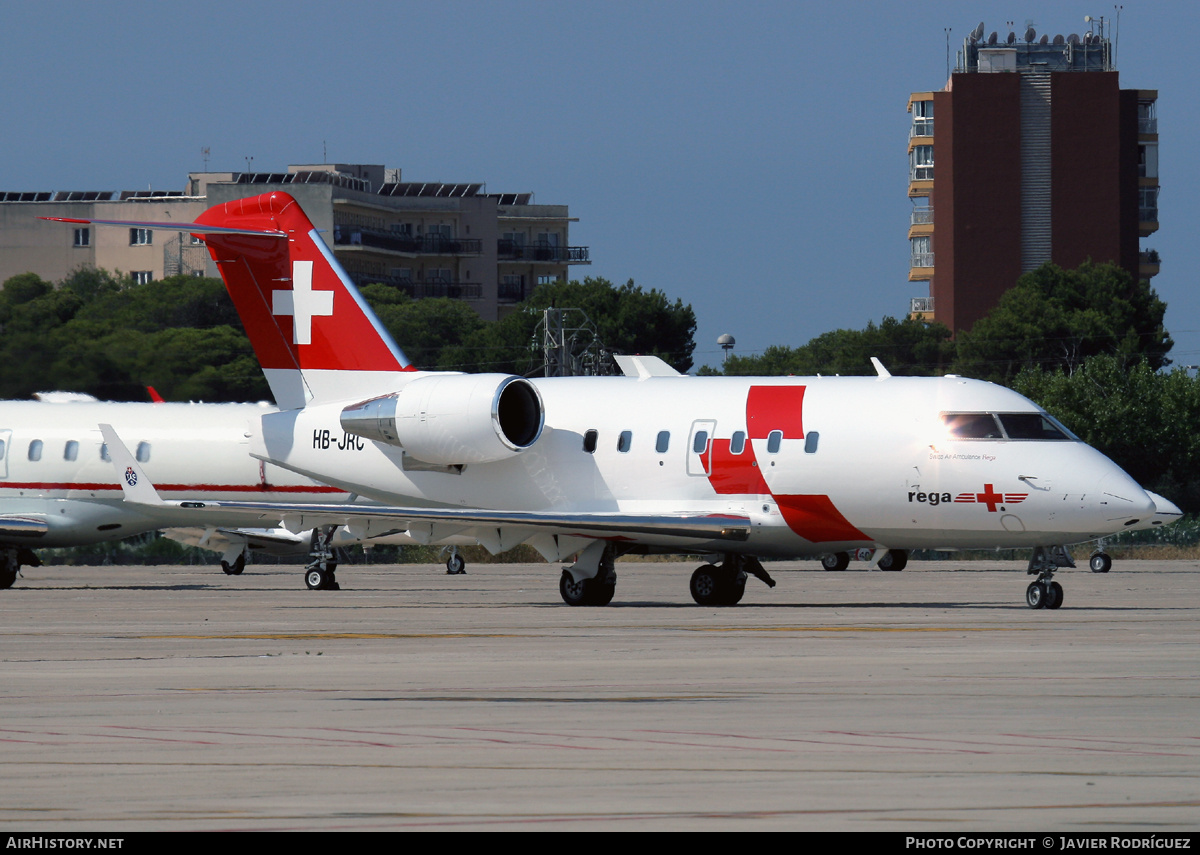 Aircraft Photo of HB-JRC | Bombardier Challenger 604 (CL-600-2B16) | REGA - Swiss Air Ambulance | AirHistory.net #711627