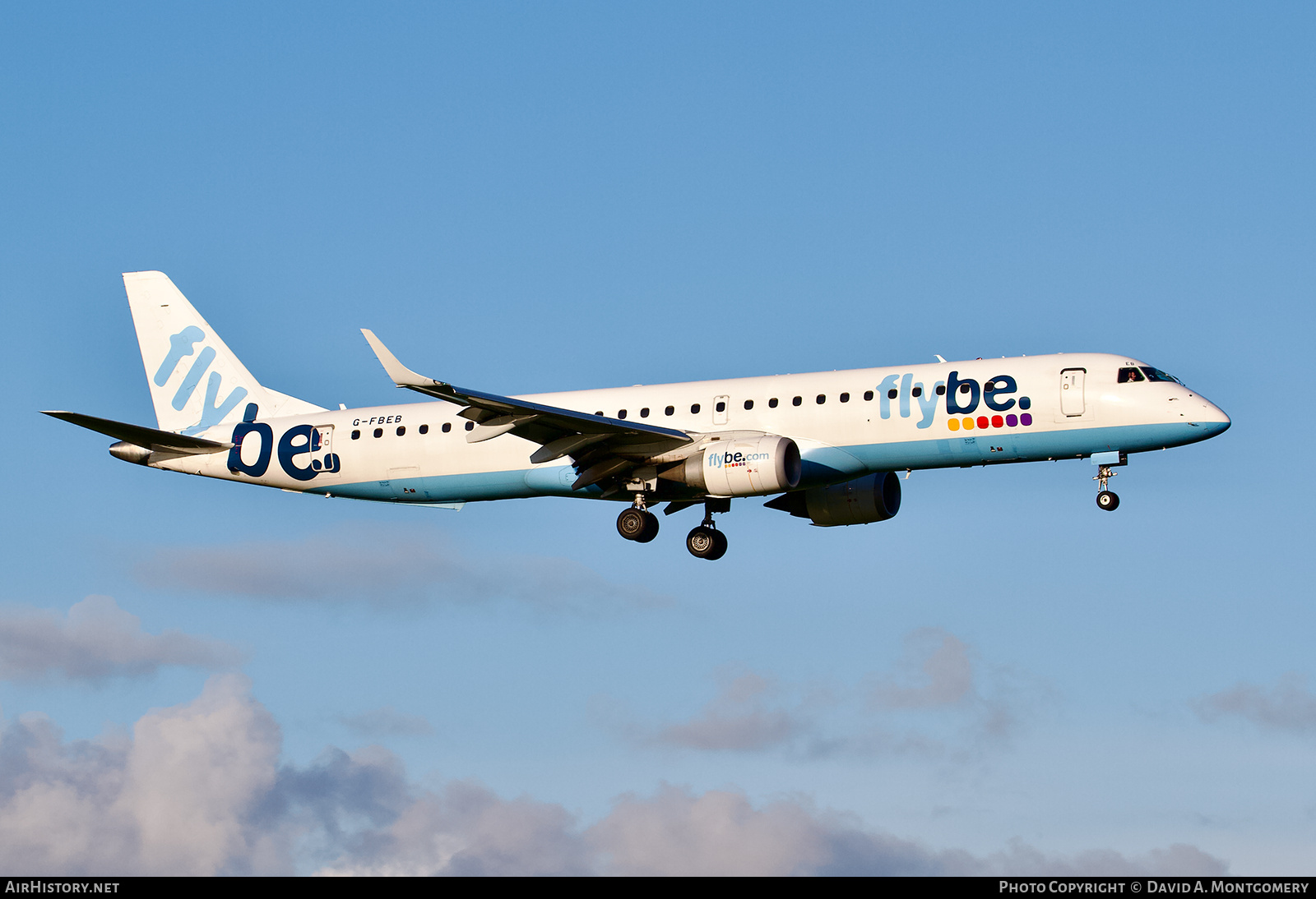 Aircraft Photo of G-FBEB | Embraer 195LR (ERJ-190-200LR) | Flybe | AirHistory.net #711709