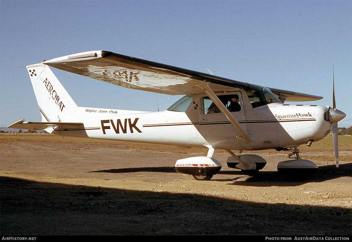 Aircraft Photo of ZK-FWK / FWK | Cessna A152 Sparrowhawk | Napier Aero Club | AirHistory.net #711726