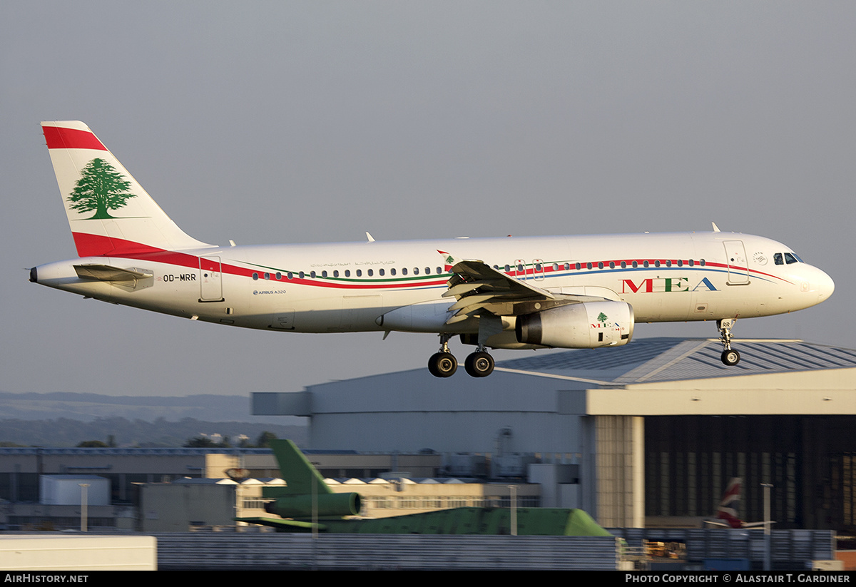 Aircraft Photo of OD-MRR | Airbus A320-232 | MEA - Middle East Airlines | AirHistory.net #711732