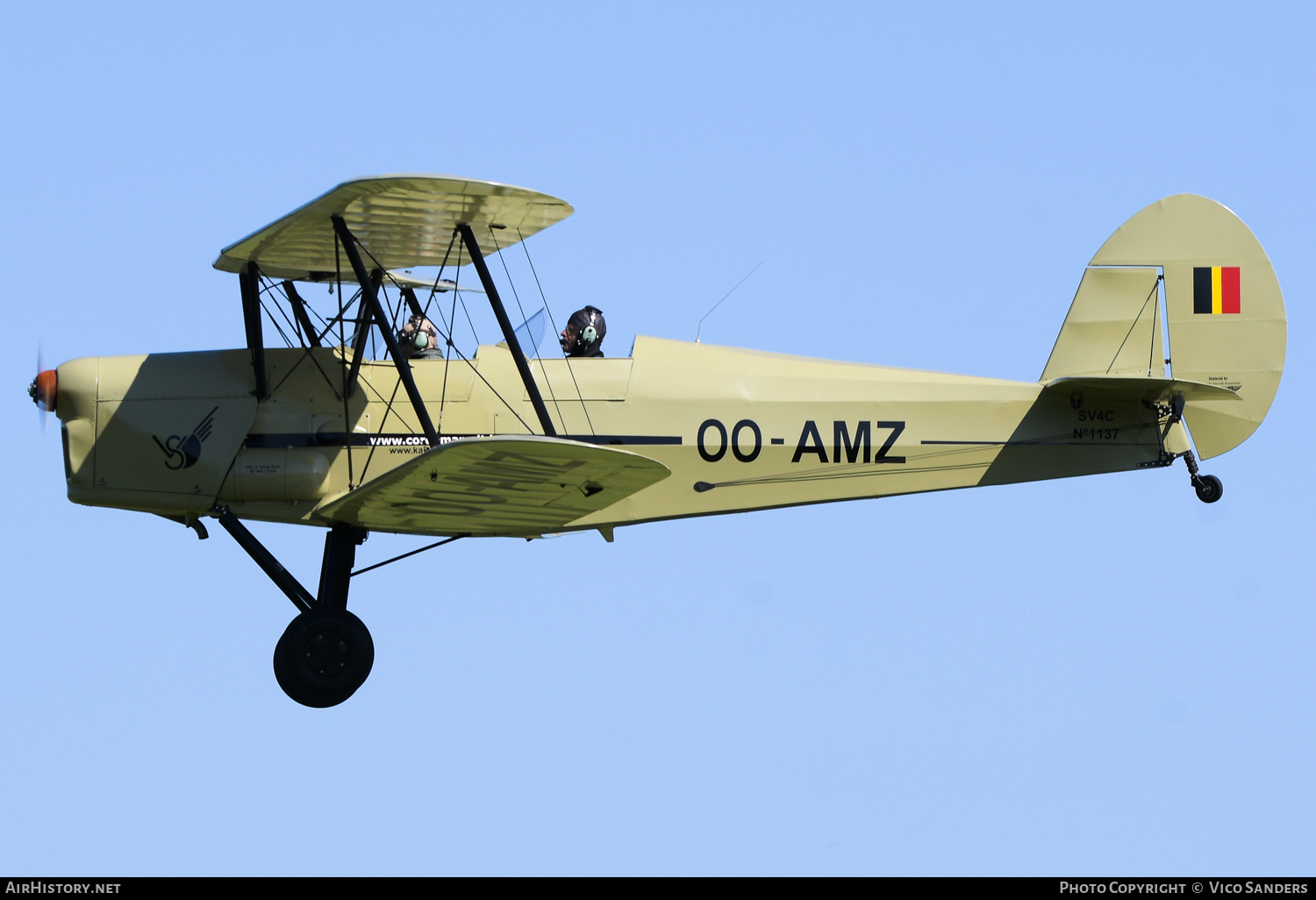 Aircraft Photo of OO-AMZ | Stampe-Vertongen SV-4C | AirHistory.net #711752