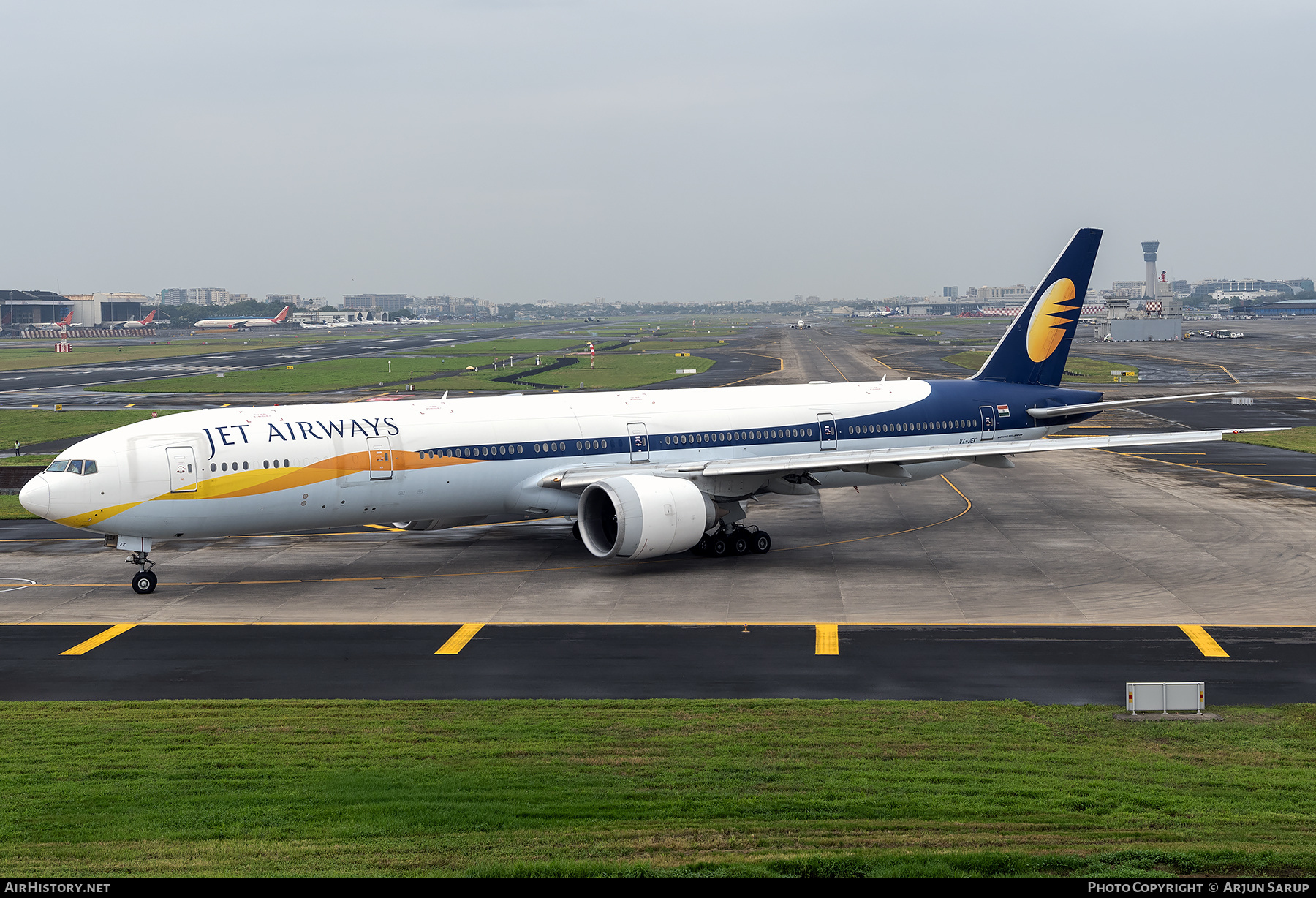 Aircraft Photo of VT-JEK | Boeing 777-35E/ER | Jet Airways | AirHistory.net #711770