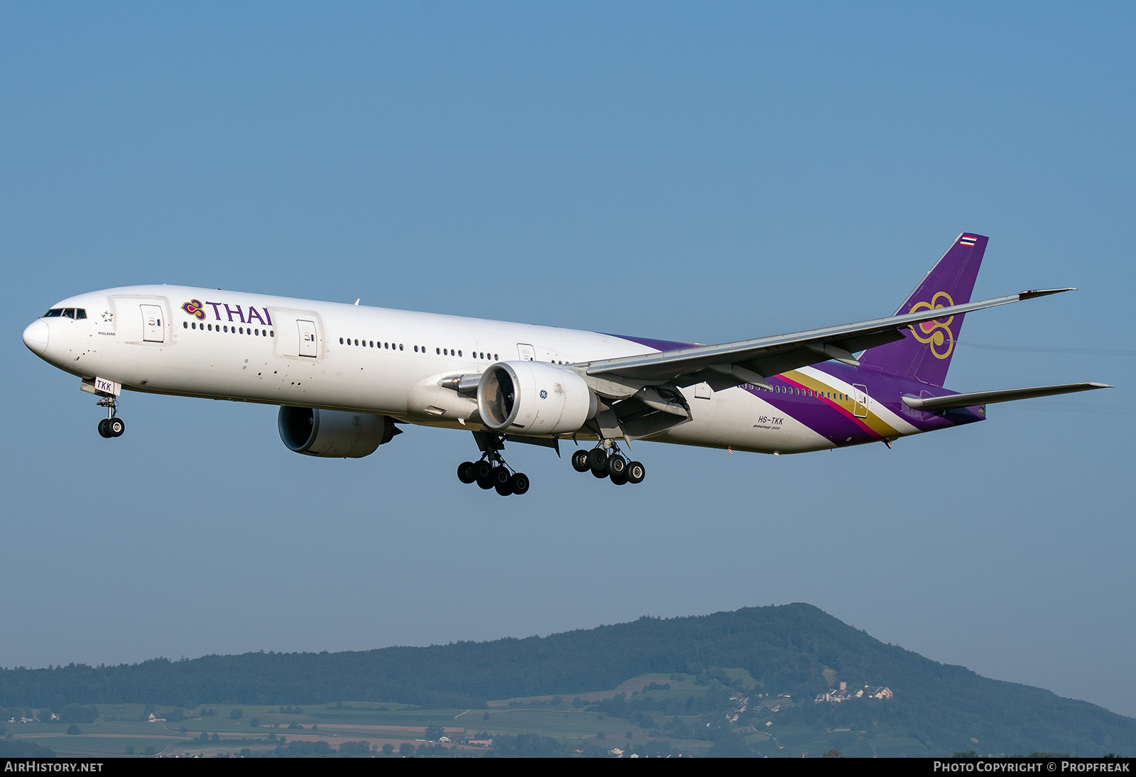 Aircraft Photo of HS-TKK | Boeing 777-3AL/ER | Thai Airways International | AirHistory.net #711773