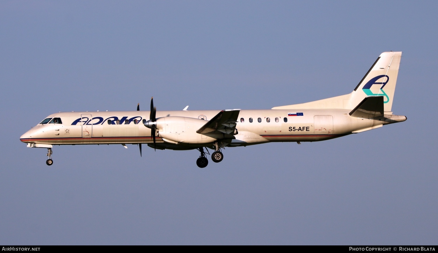 Aircraft Photo of S5-AFE | Saab 2000 | Adria Airways | AirHistory.net #711779