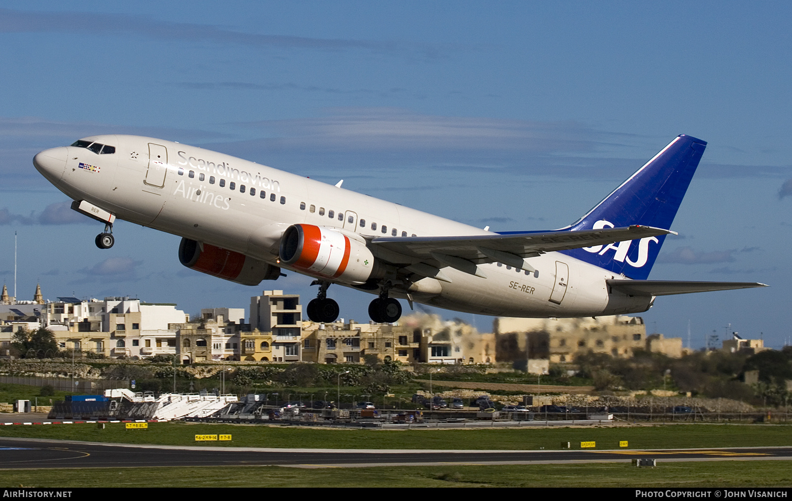 Aircraft Photo of SE-RER | Boeing 737-7BX | Scandinavian Airlines - SAS | AirHistory.net #711796