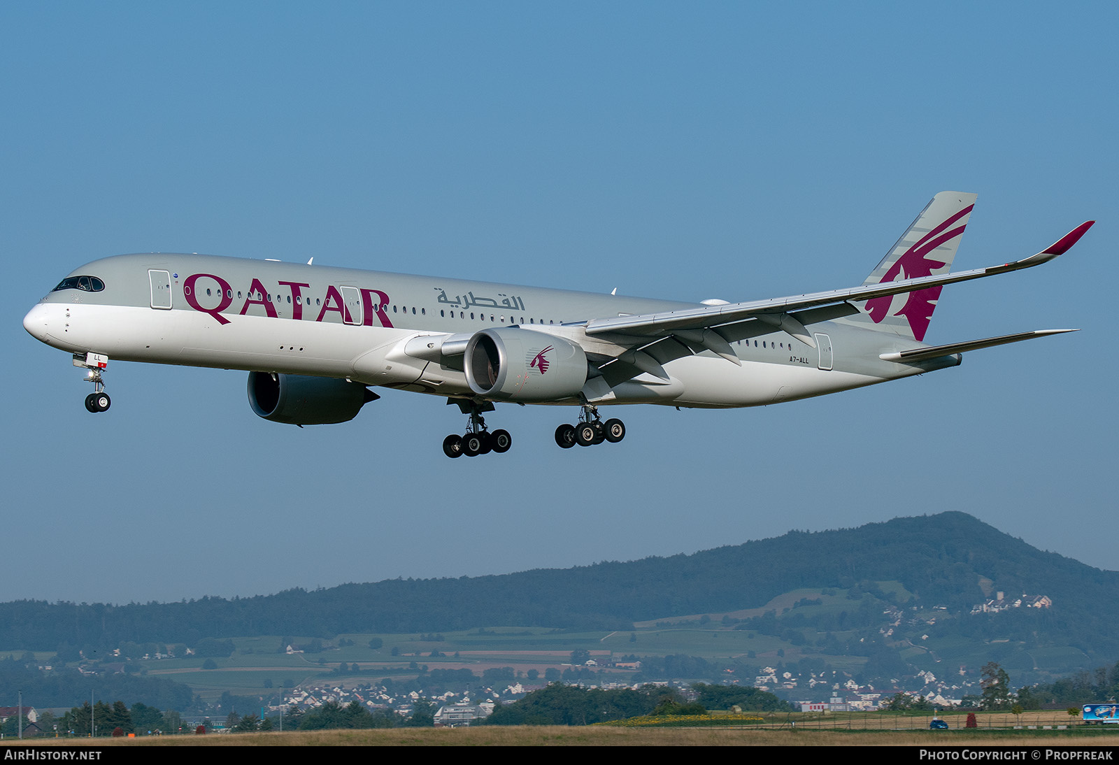 Aircraft Photo of A7-ALL | Airbus A350-941 | Qatar Airways | AirHistory.net #711798