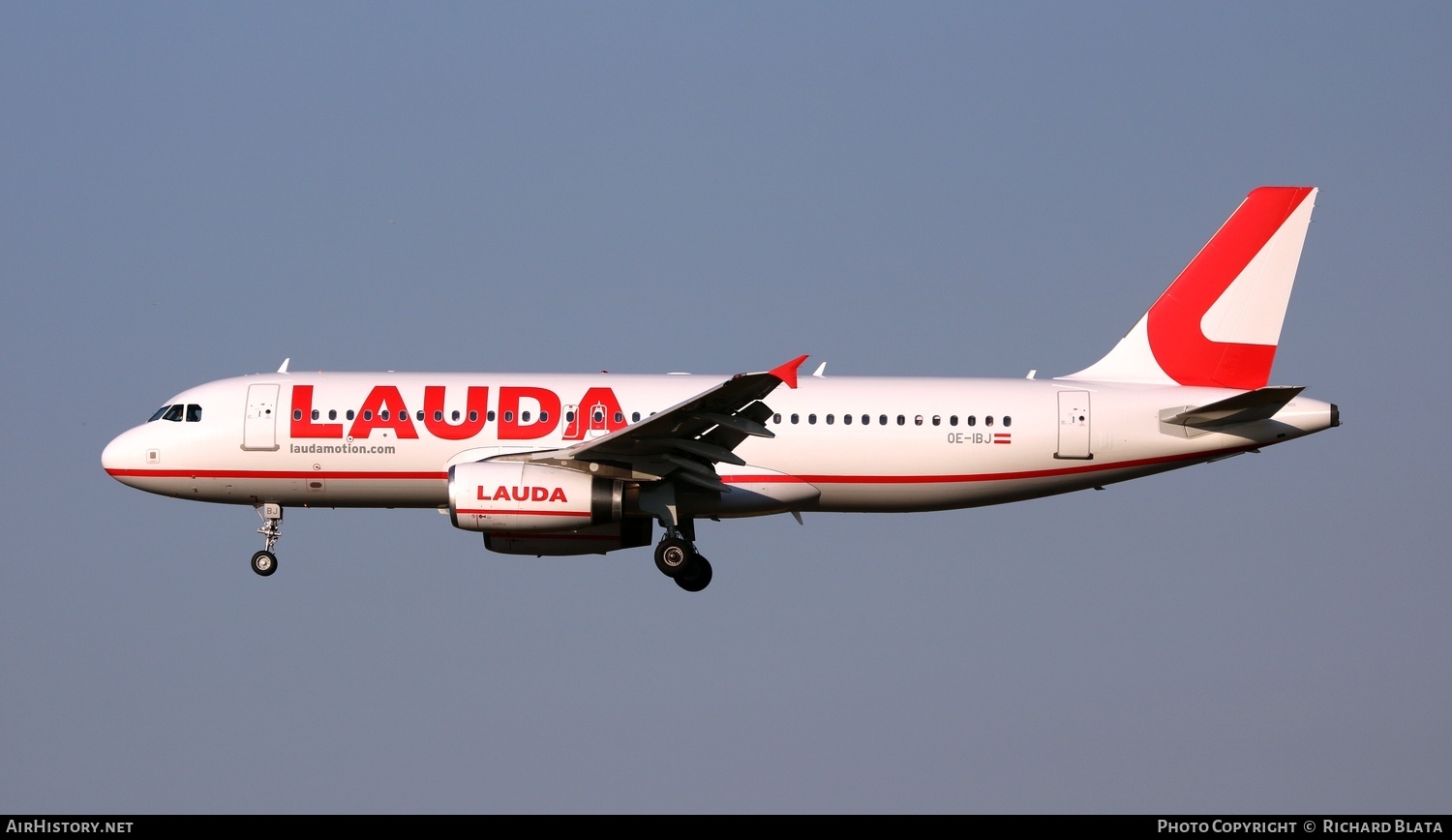 Aircraft Photo of OE-IBJ | Airbus A320-232 | Lauda | AirHistory.net #711799