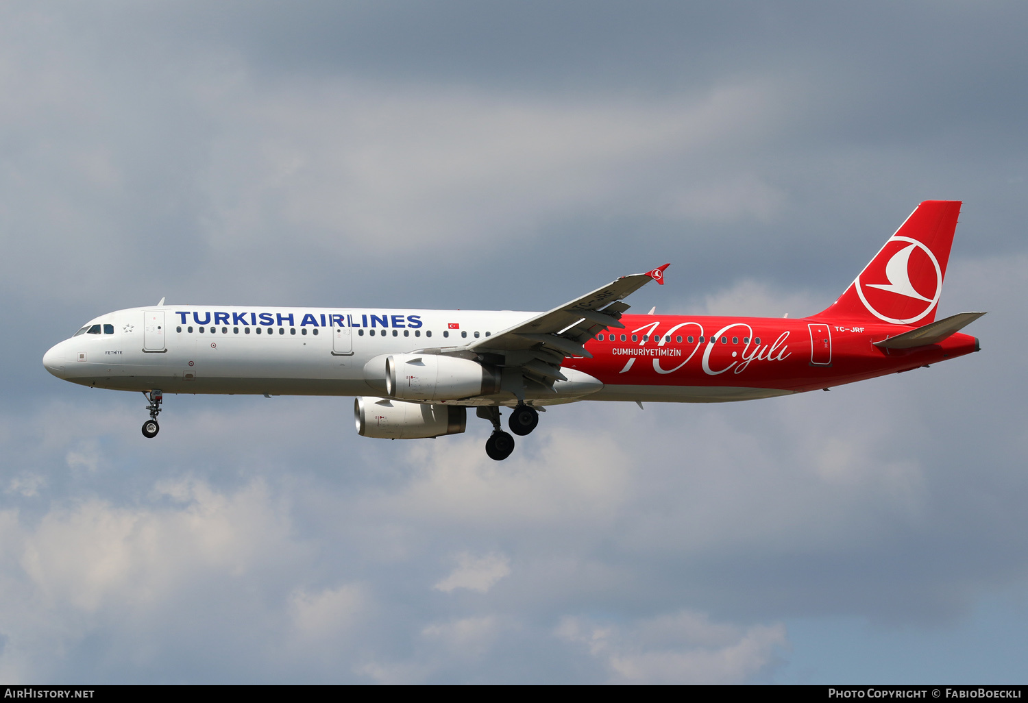 Aircraft Photo of TC-JRF | Airbus A321-231 | Turkish Airlines | AirHistory.net #711812
