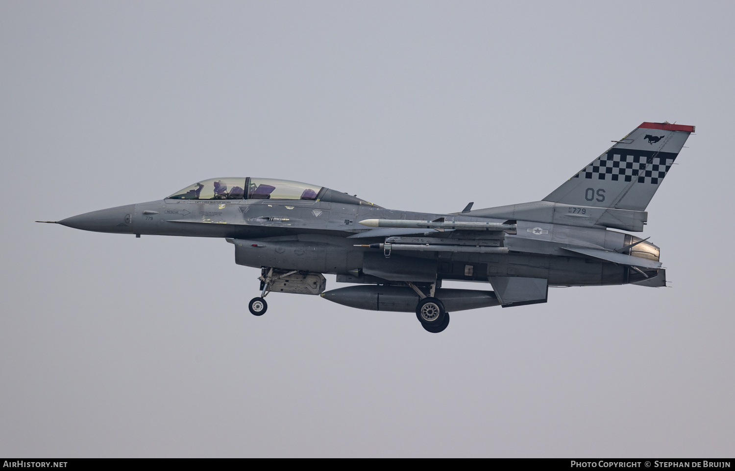 Aircraft Photo of 90-0779 / AF90-779 | Lockheed Martin F-16DM Fighting Falcon | USA - Air Force | AirHistory.net #711815