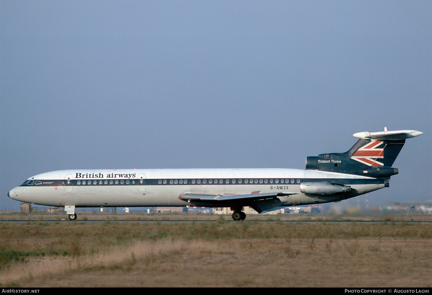 Aircraft Photo of G-AWZS | Hawker Siddeley HS-121 Trident 3B | British Airways | AirHistory.net #711828