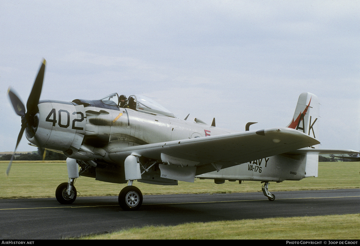 Aircraft Photo of G-RADR / 126922 | Douglas A-1D Skyraider (AD-4NA) | USA - Navy | AirHistory.net #711843
