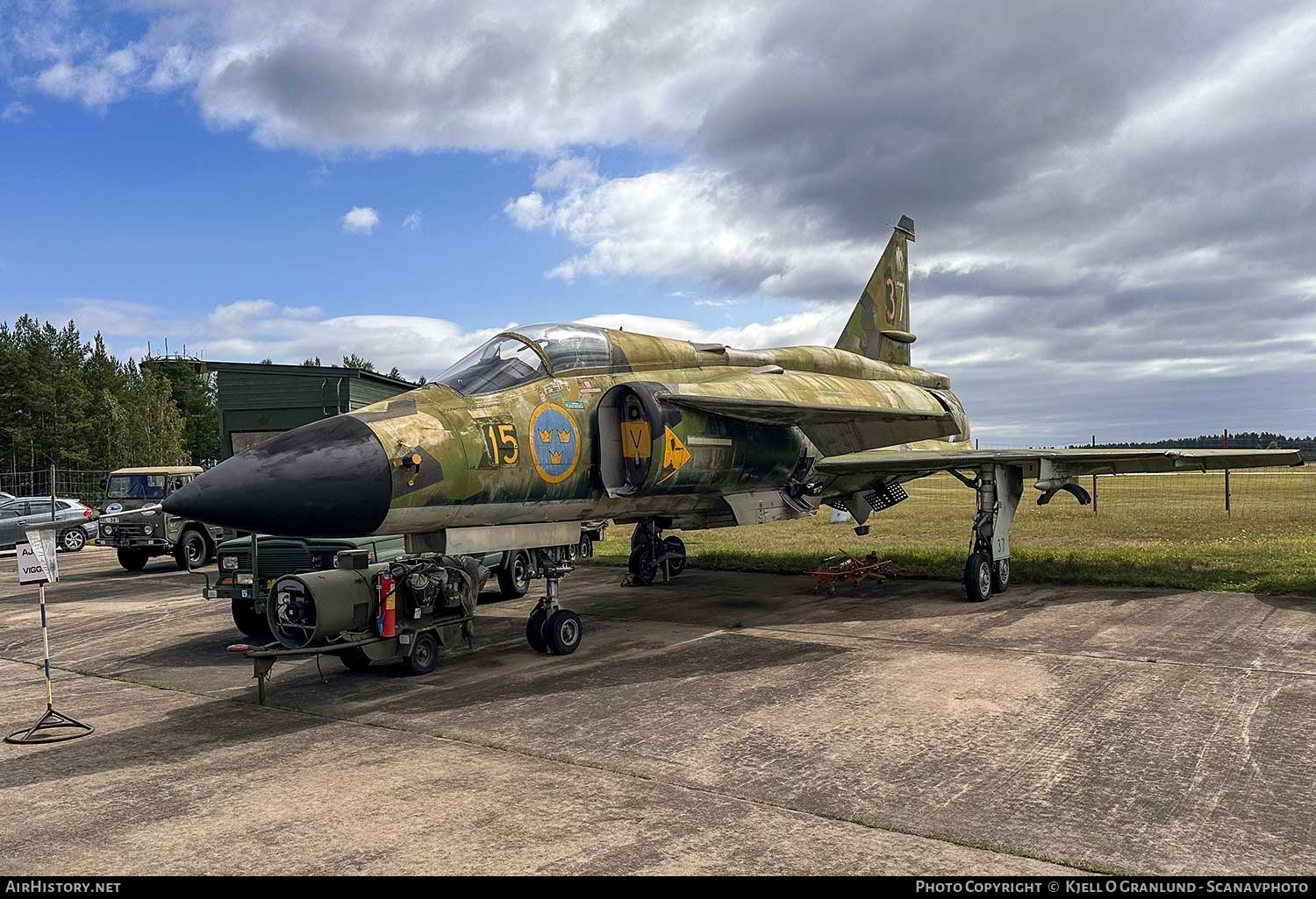 Aircraft Photo of 37067 | Saab AJ37 Viggen | Sweden - Air Force | AirHistory.net #711848