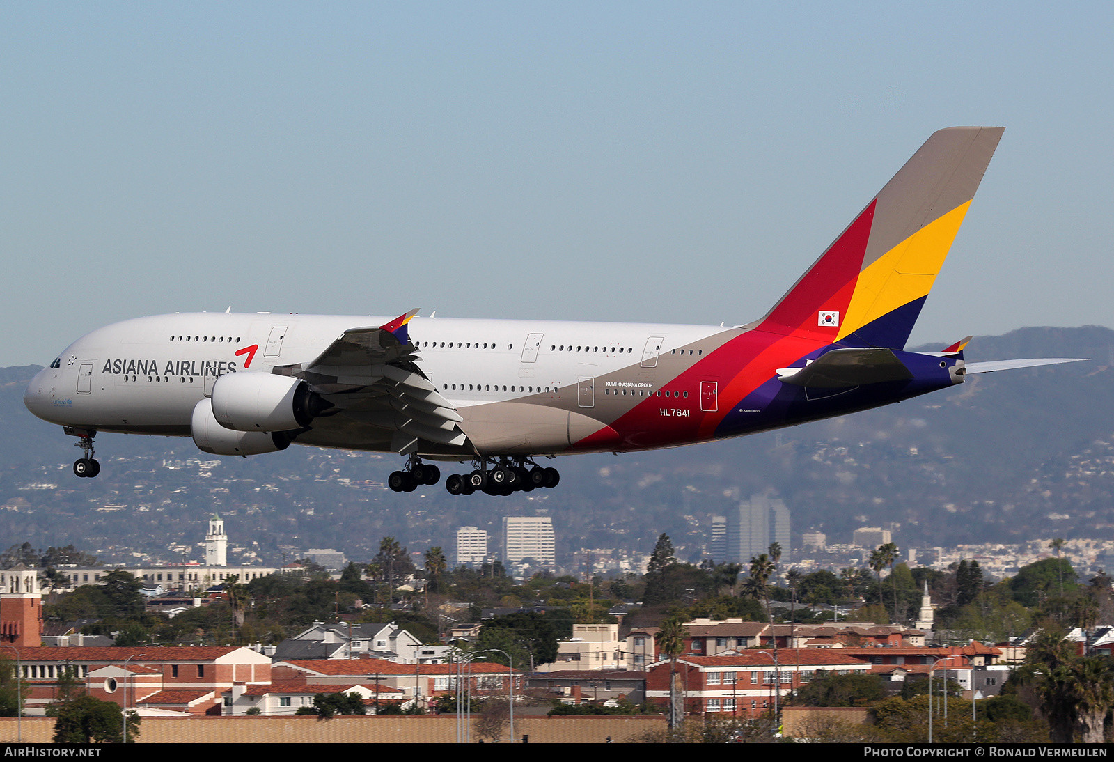 Aircraft Photo of HL7641 | Airbus A380-841 | Asiana Airlines | AirHistory.net #711881