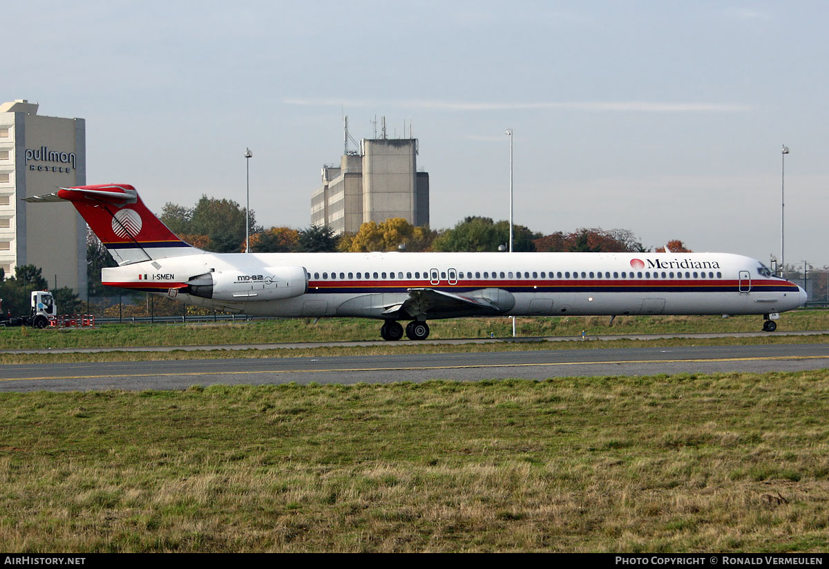 Aircraft Photo of I-SMEN | McDonnell Douglas MD-83 (DC-9-83) | Meridiana | AirHistory.net #711891