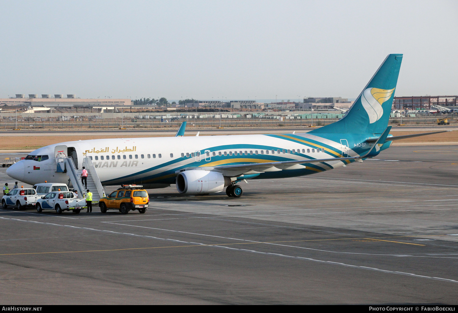 Aircraft Photo of A4O-BP | Boeing 737-81M | Oman Air | AirHistory.net #711936