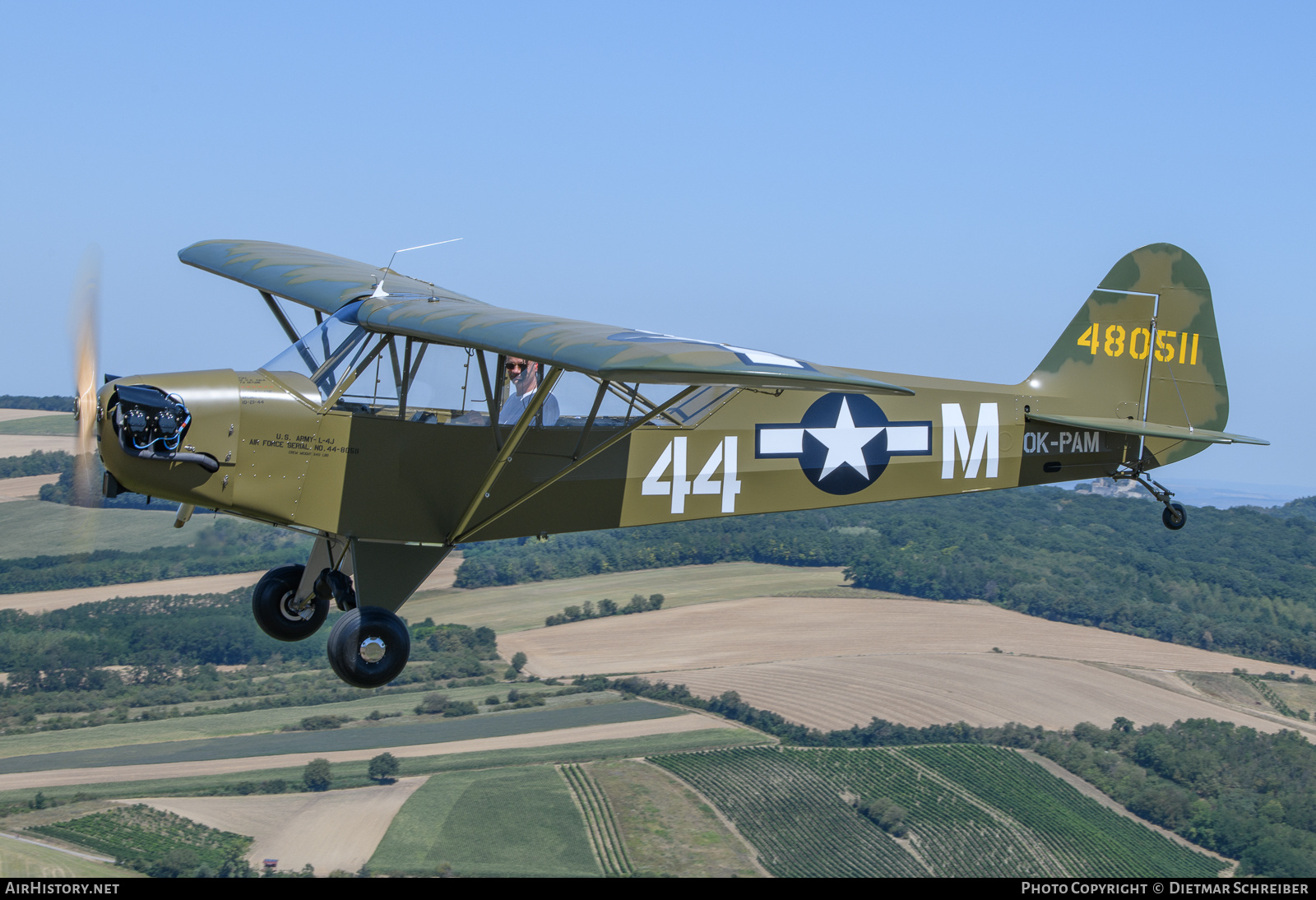 Aircraft Photo of OK-PAM | Piper L-4J Grasshopper (J-3C-65) | USA - Air Force | AirHistory.net #711938