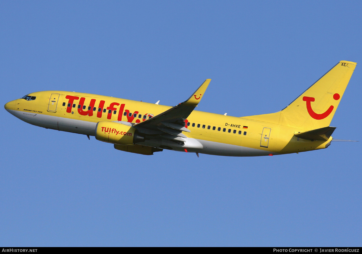 Aircraft Photo of D-AHXE | Boeing 737-7K5 | TUIfly | AirHistory.net #711950