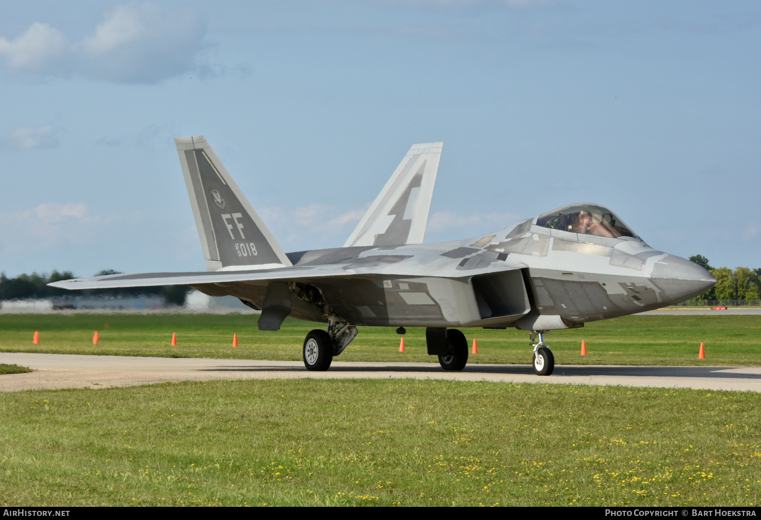 Aircraft Photo of 01-4018 / AF01-018 | Lockheed Martin F-22A Raptor | AirHistory.net #711971