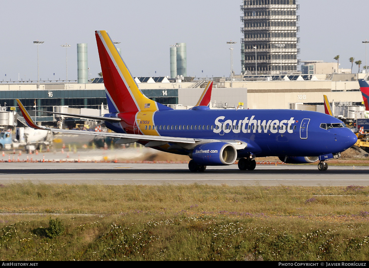 Aircraft Photo of N7851A | Boeing 737-7Q8 | Southwest Airlines | AirHistory.net #711980