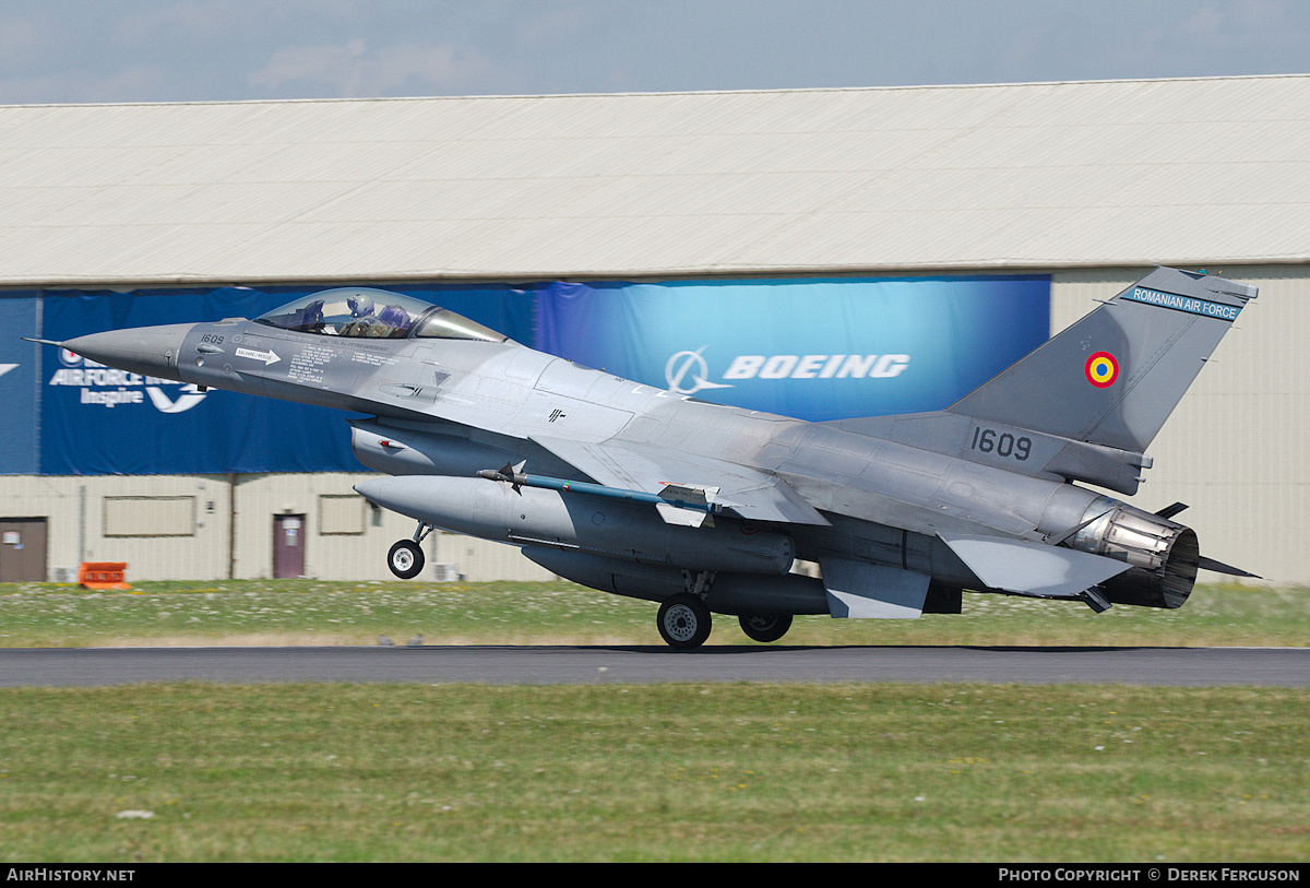 Aircraft Photo of 1609 | General Dynamics F-16AM Fighting Falcon | Romania - Air Force | AirHistory.net #712007