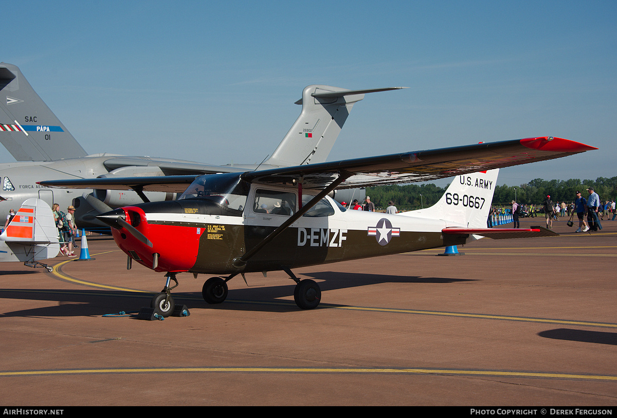 Aircraft Photo of D-EMZF / 69-0667 | Reims F172H Skyhawk | USA - Army | AirHistory.net #712022