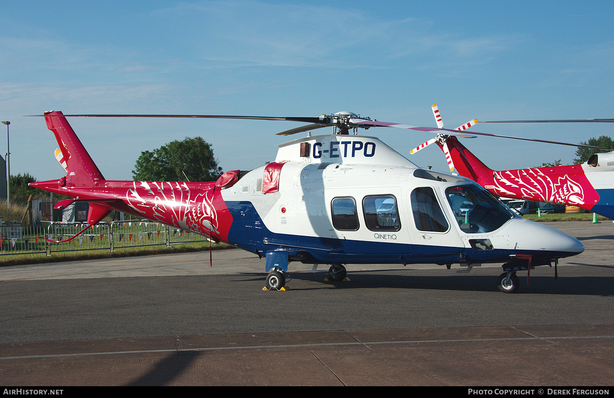 Aircraft Photo of G-ETPO | Agusta A-109S Grand | QinetiQ | AirHistory.net #712029